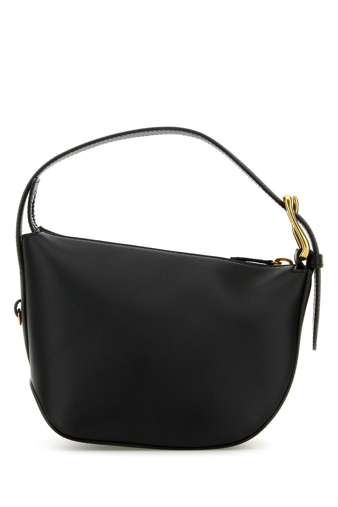 Black leather Zip Quiver handbag