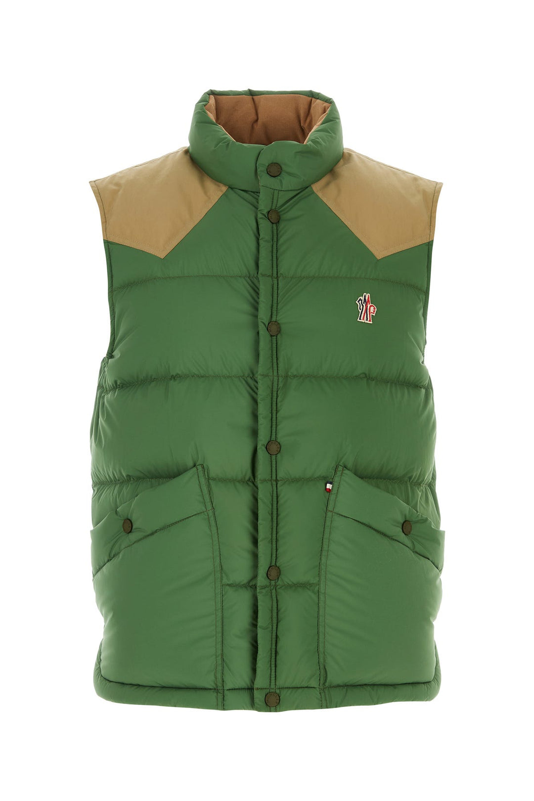 Grass green nylon Veny down jacket