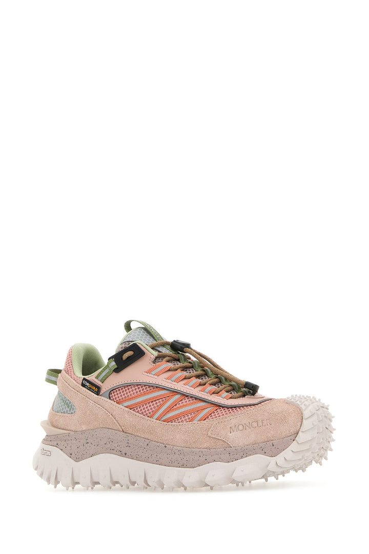 Multicolor fabric and leather Trailgrip sneakers