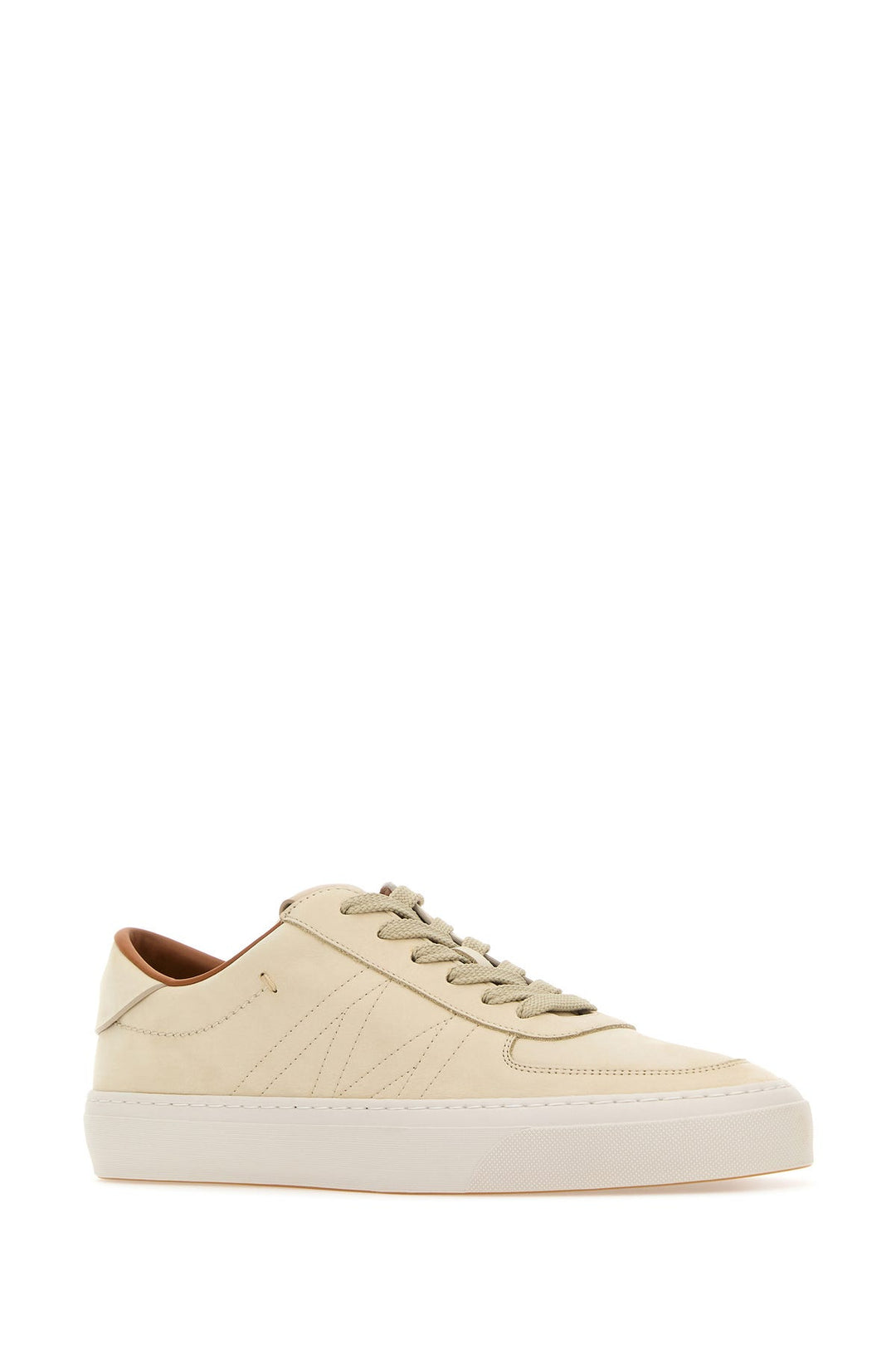 Sand leather Monclub sneakers