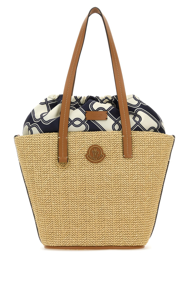 Raffia small Hubba shopping bag