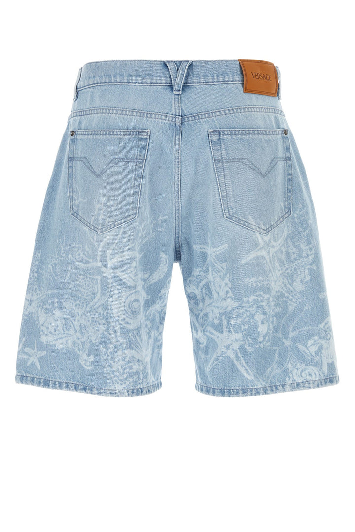 Denim bermuda shorts