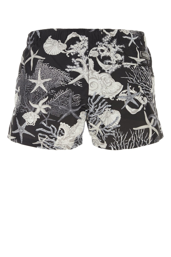 Printed polyester swimming shorts