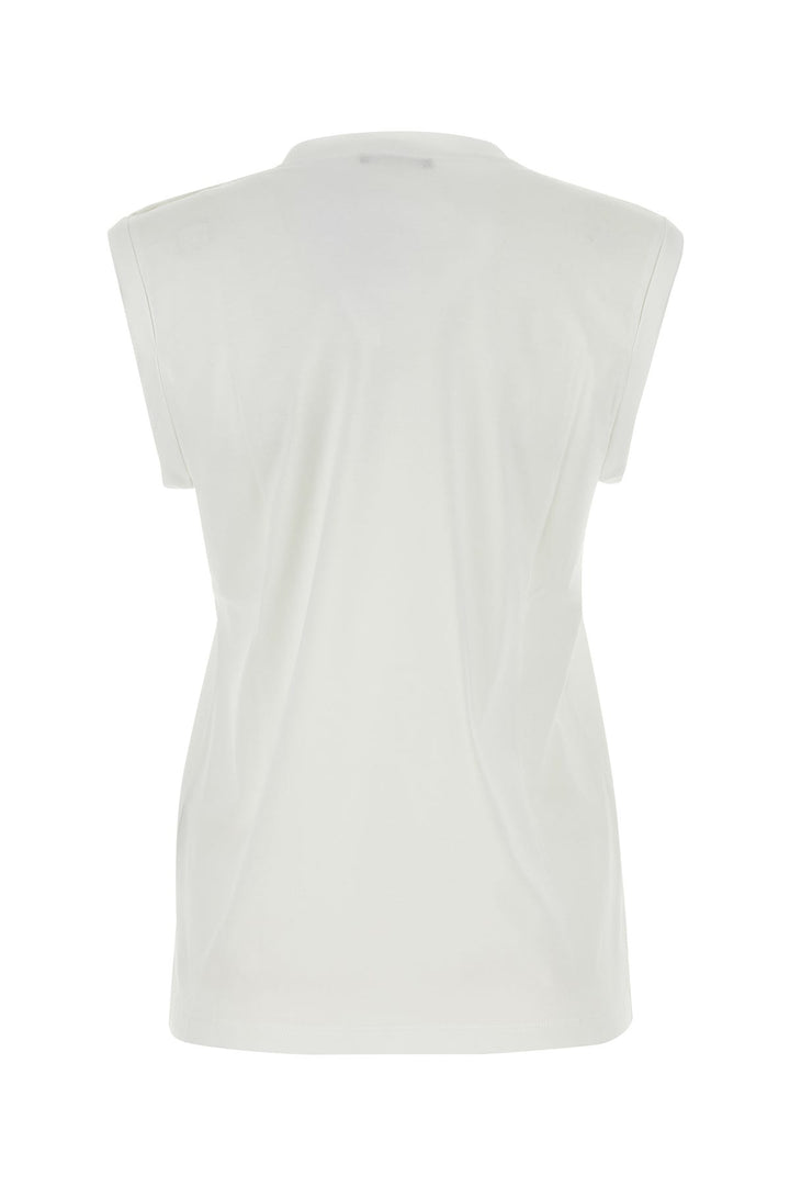 White cotton tank top