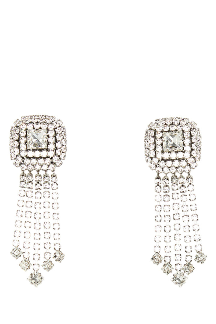 Embellished metal earrings