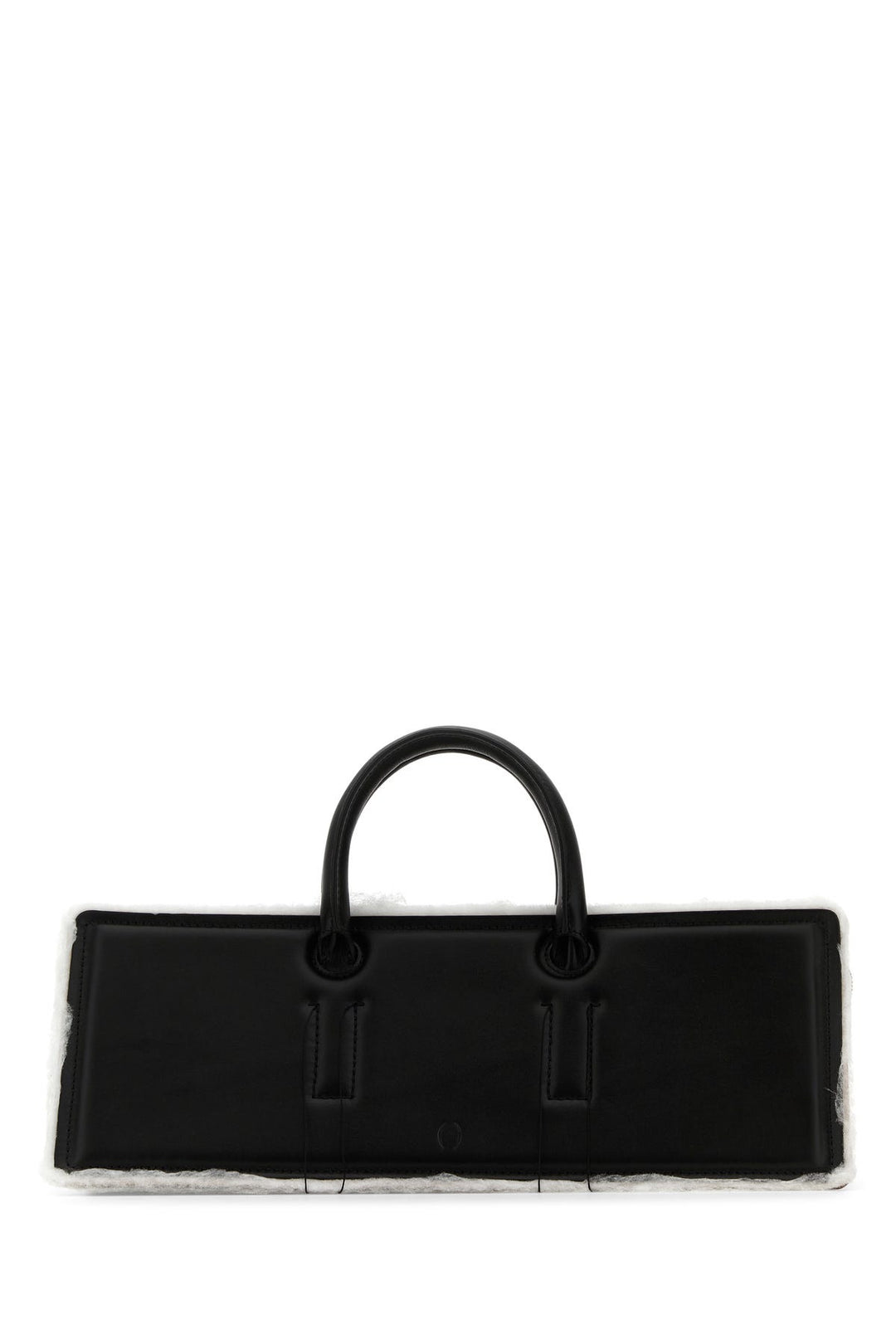 Black leather Otto handbag