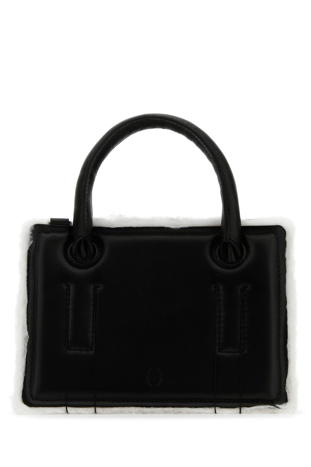 Black leather Mini Otto handbag