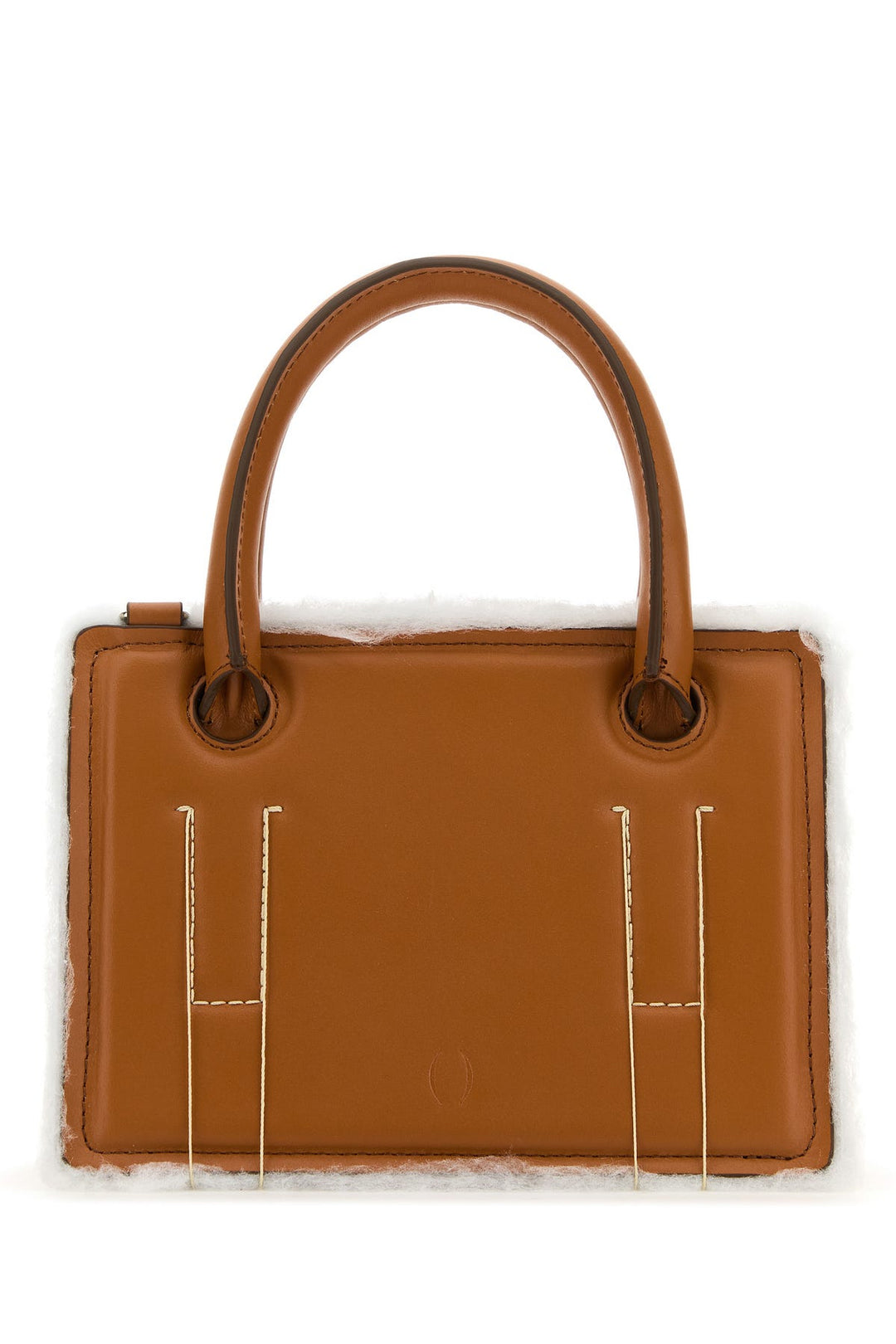 Brown leather Mini Otto handbag