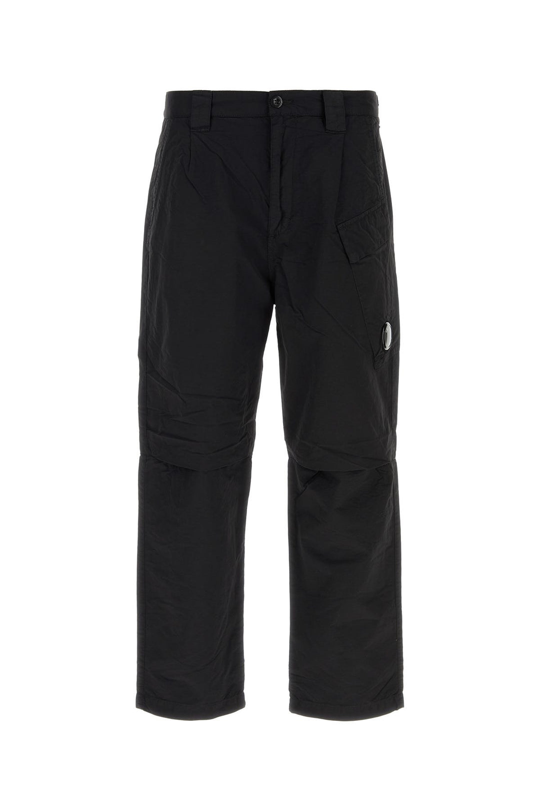 Black nylon cargo pant