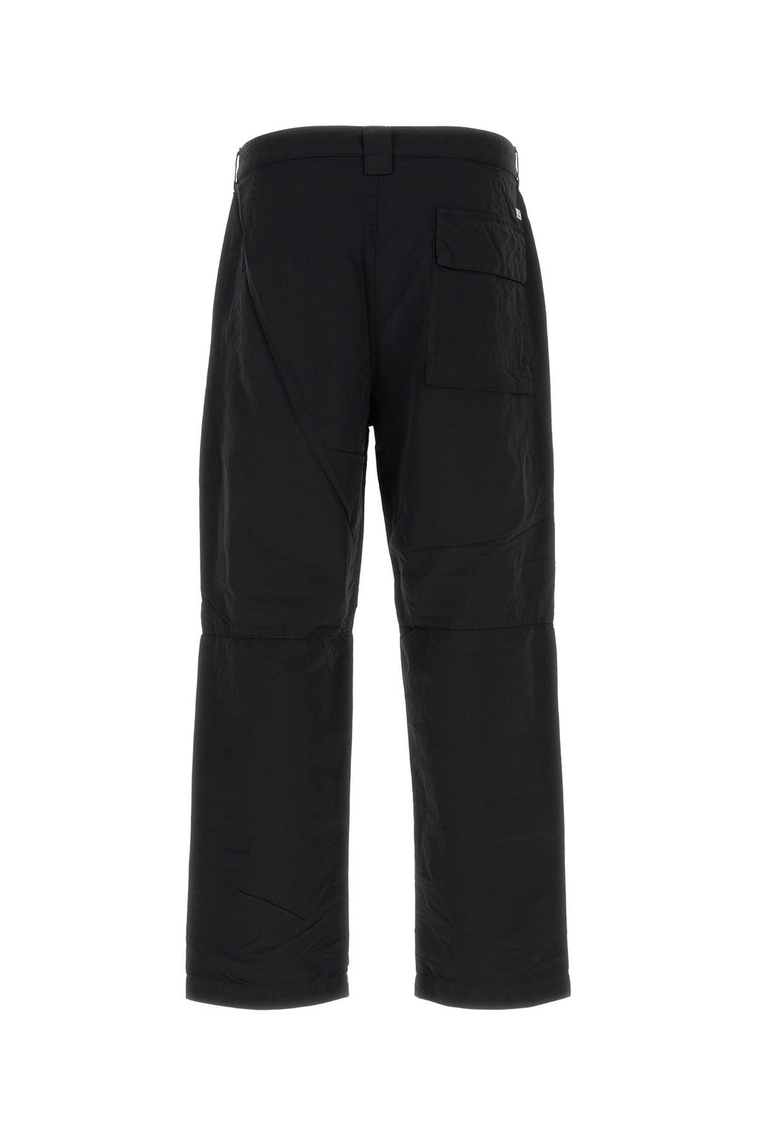 Black nylon cargo pant