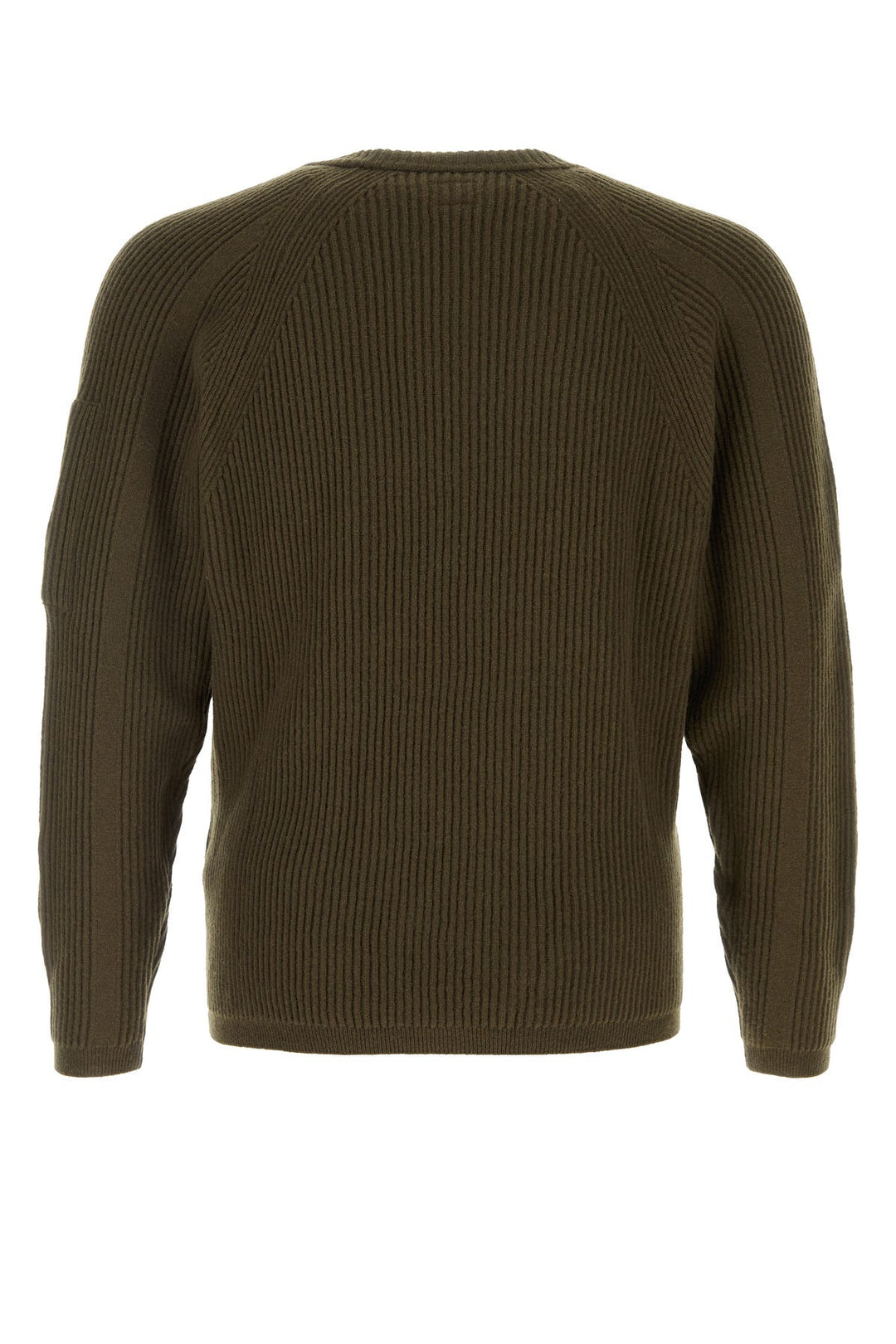 Olive green wool blend sweater