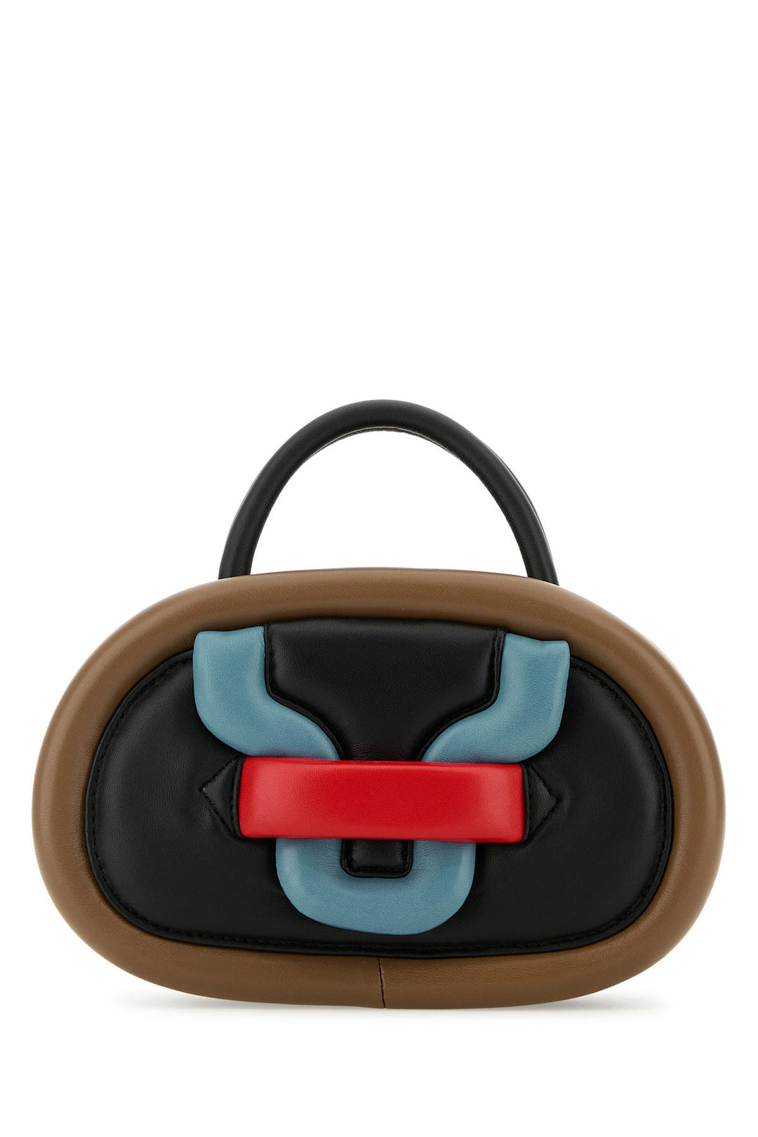 Multicolor leather mini Alpha Strike handbag