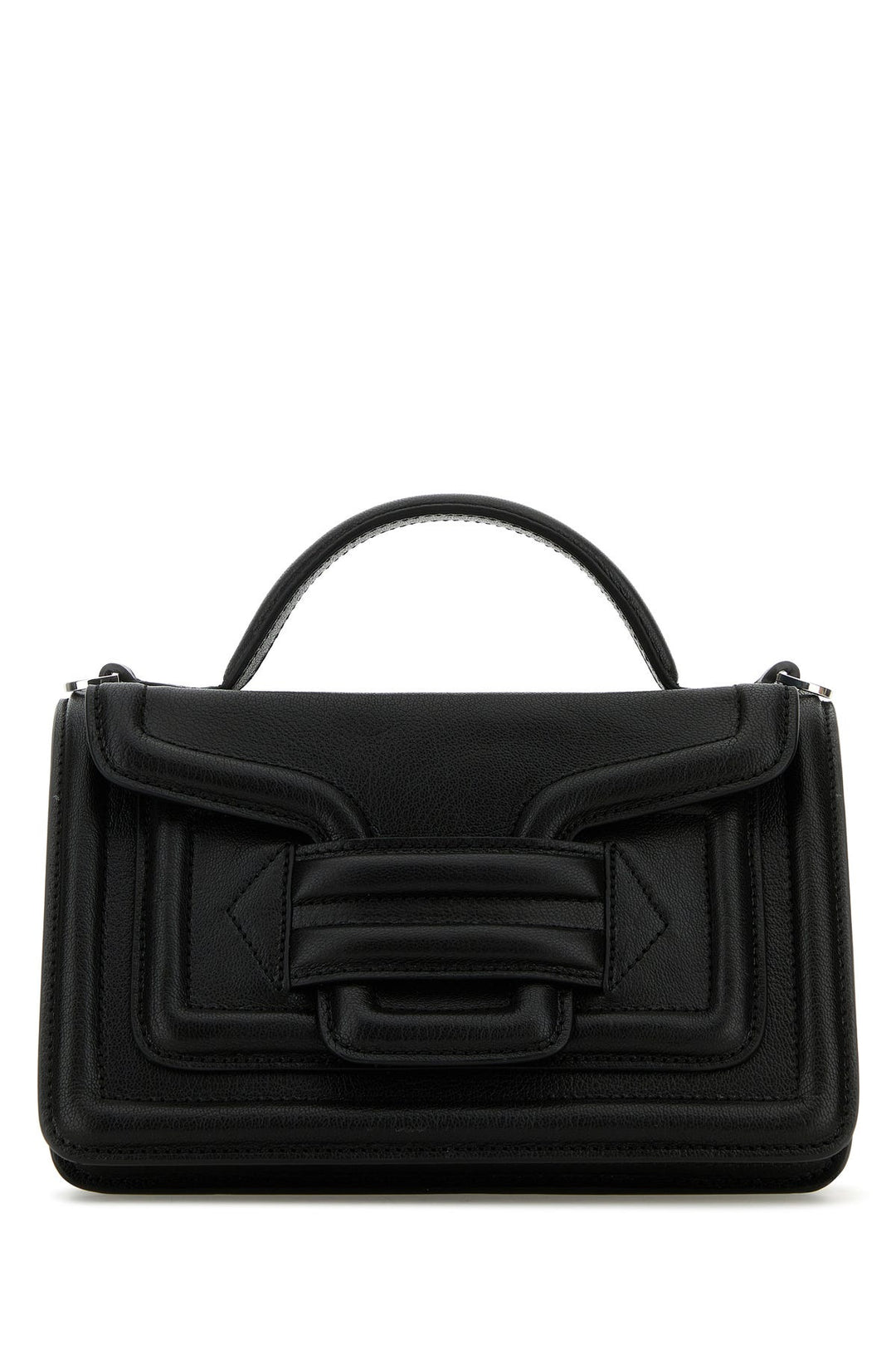 Black leather Alpha handbag