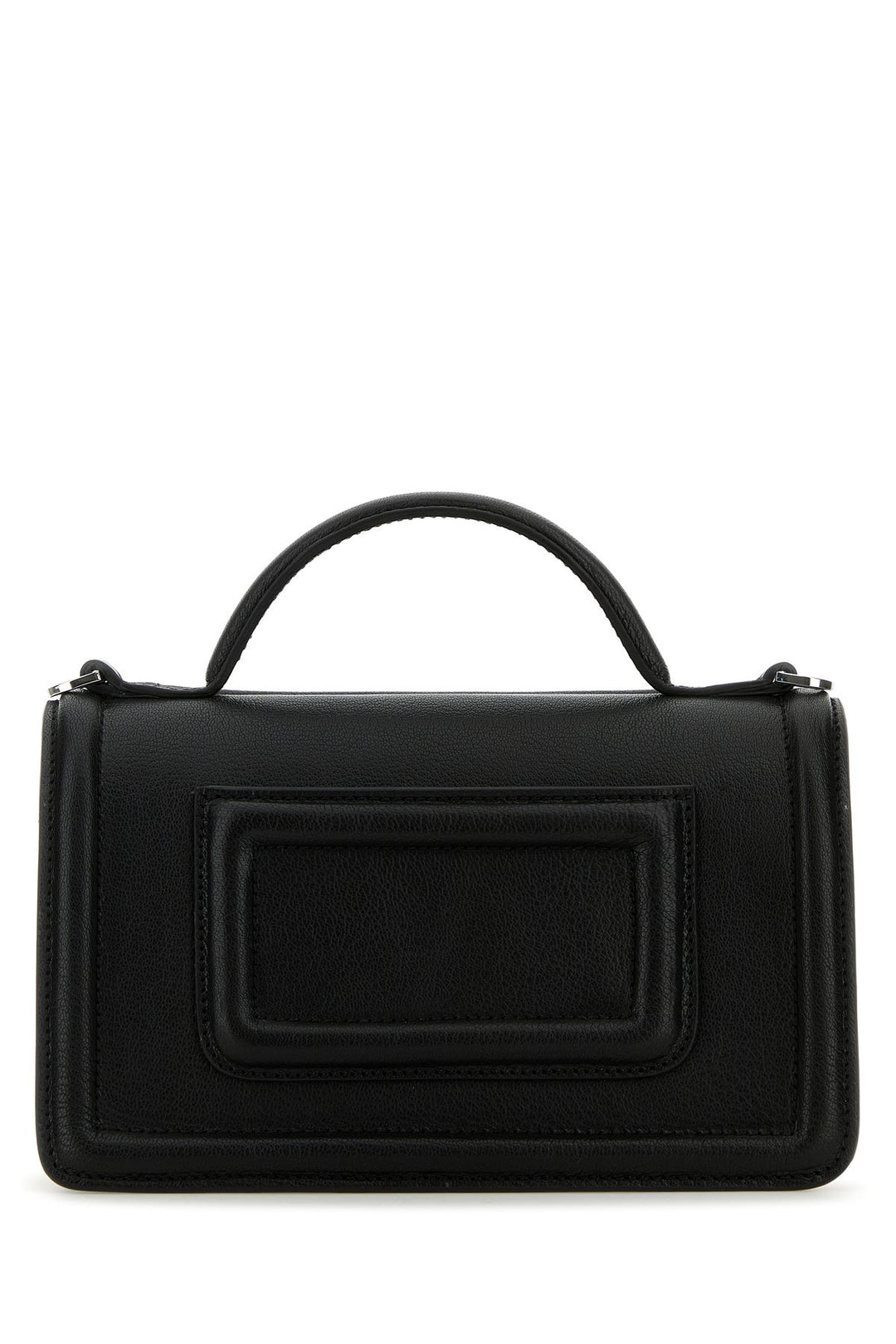 Black leather Alpha handbag