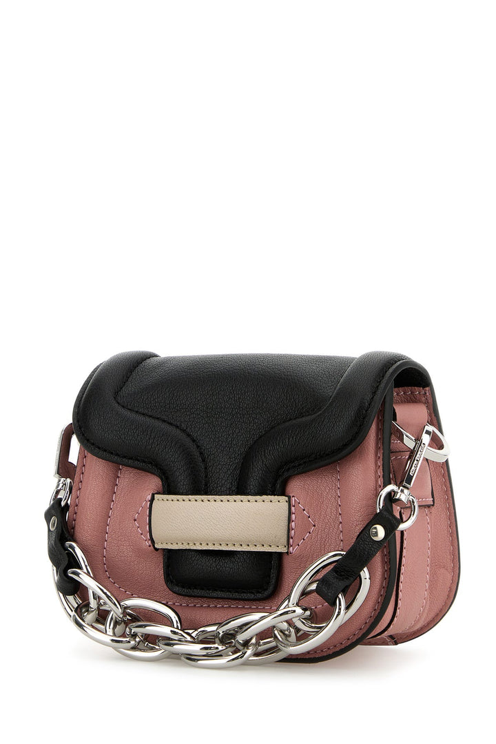 Multicolor leather micro Alphaville handbag