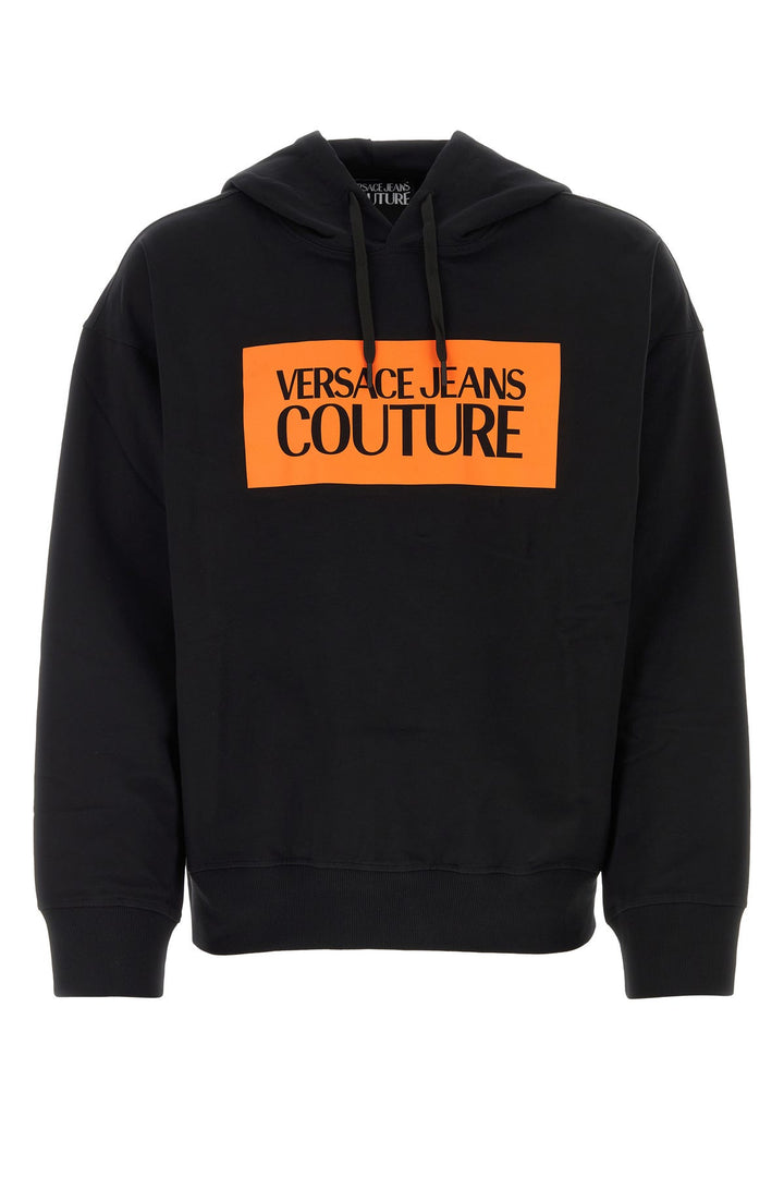 Black cotton sweatshirt