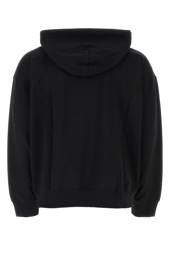 Black cotton sweatshirt