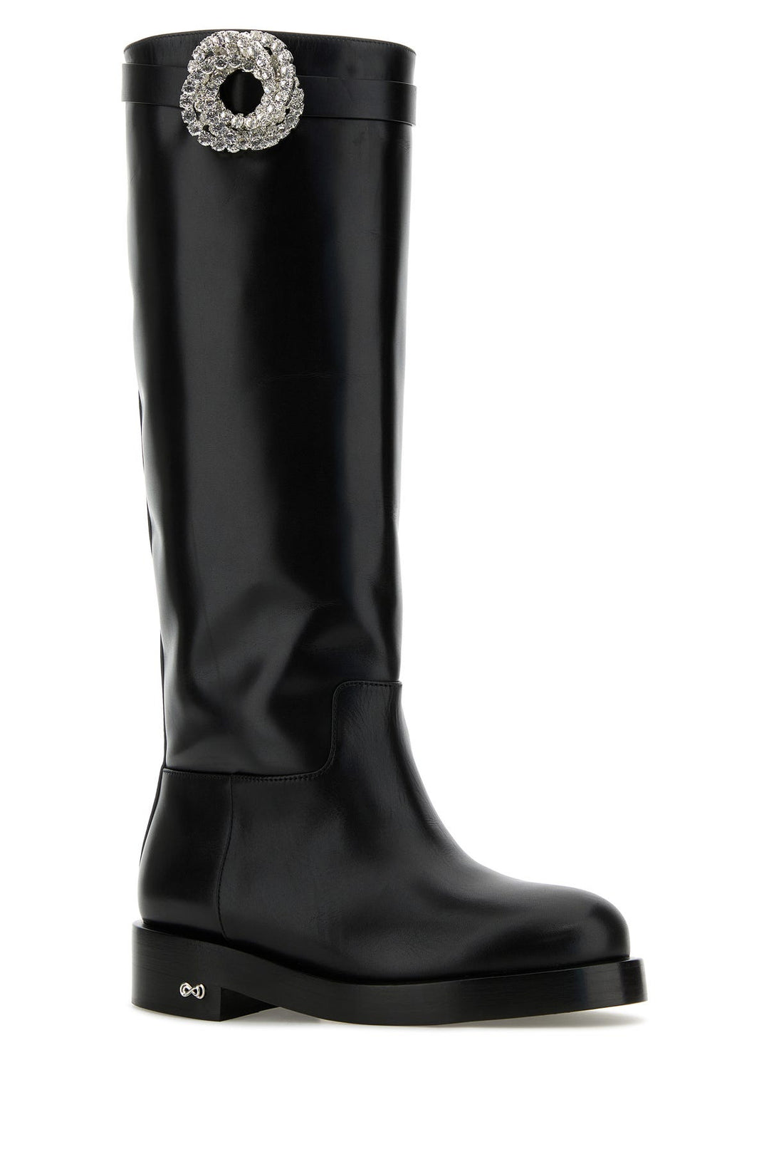 Black leather Galaxy Riding boots