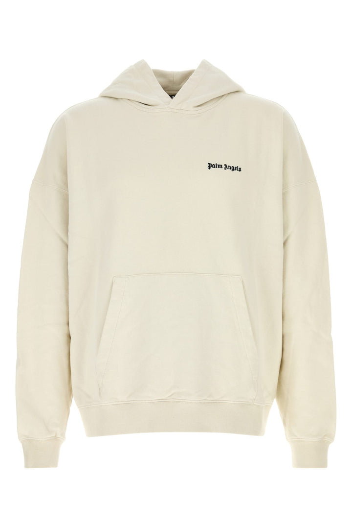 Ivory cotton oversize sweatshirt