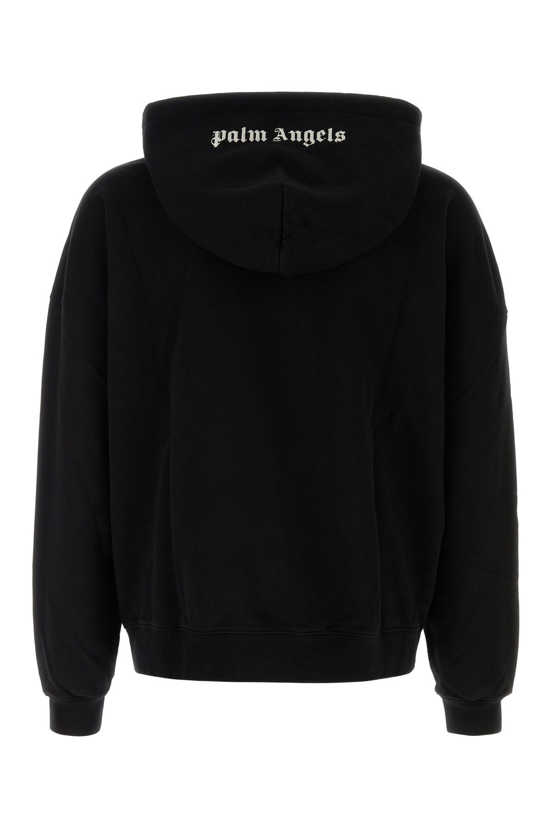 Black cotton oversize sweatshirt