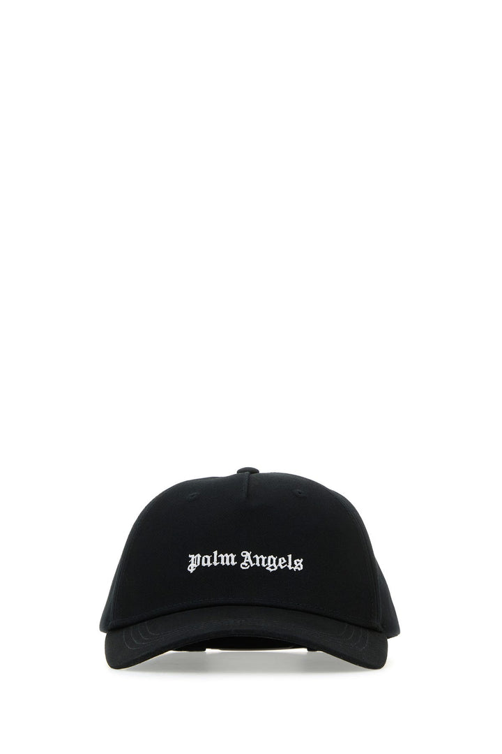 Black cotton baseball cap