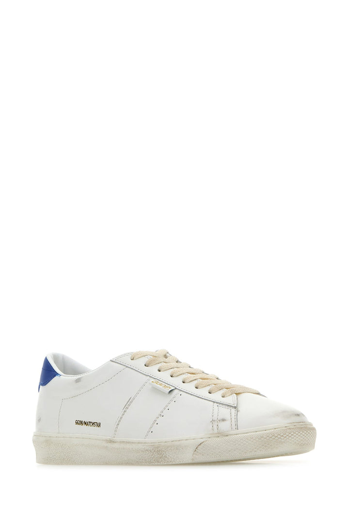 White leather Matchstar sneakers