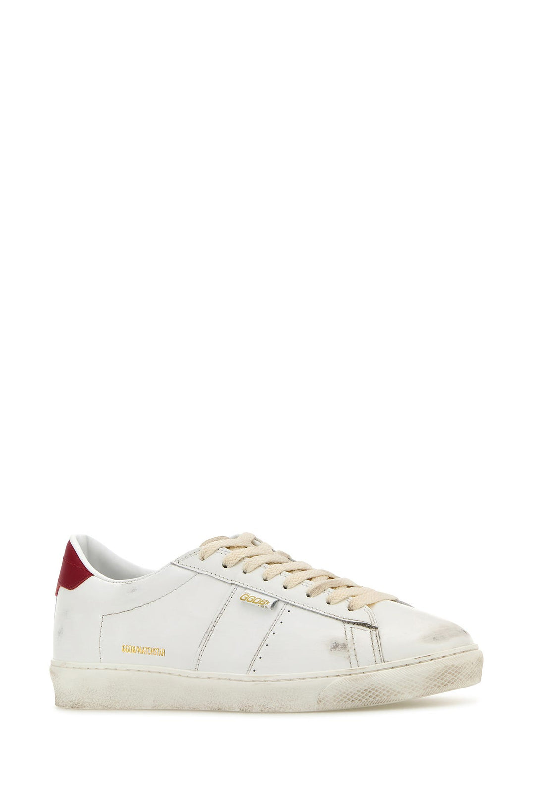 White leather Matchstar sneakers