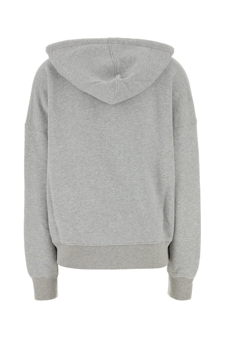 Melange grey cotton oversize Michael sweatshirt