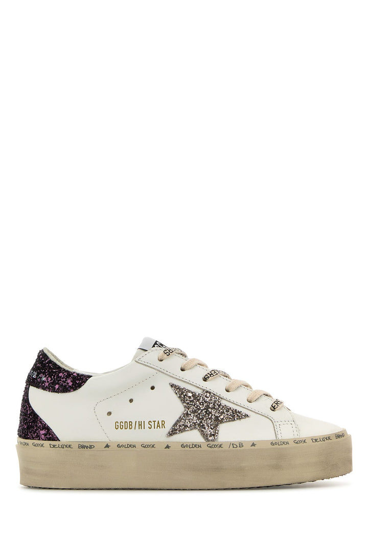 White leather Hi Star sneakers