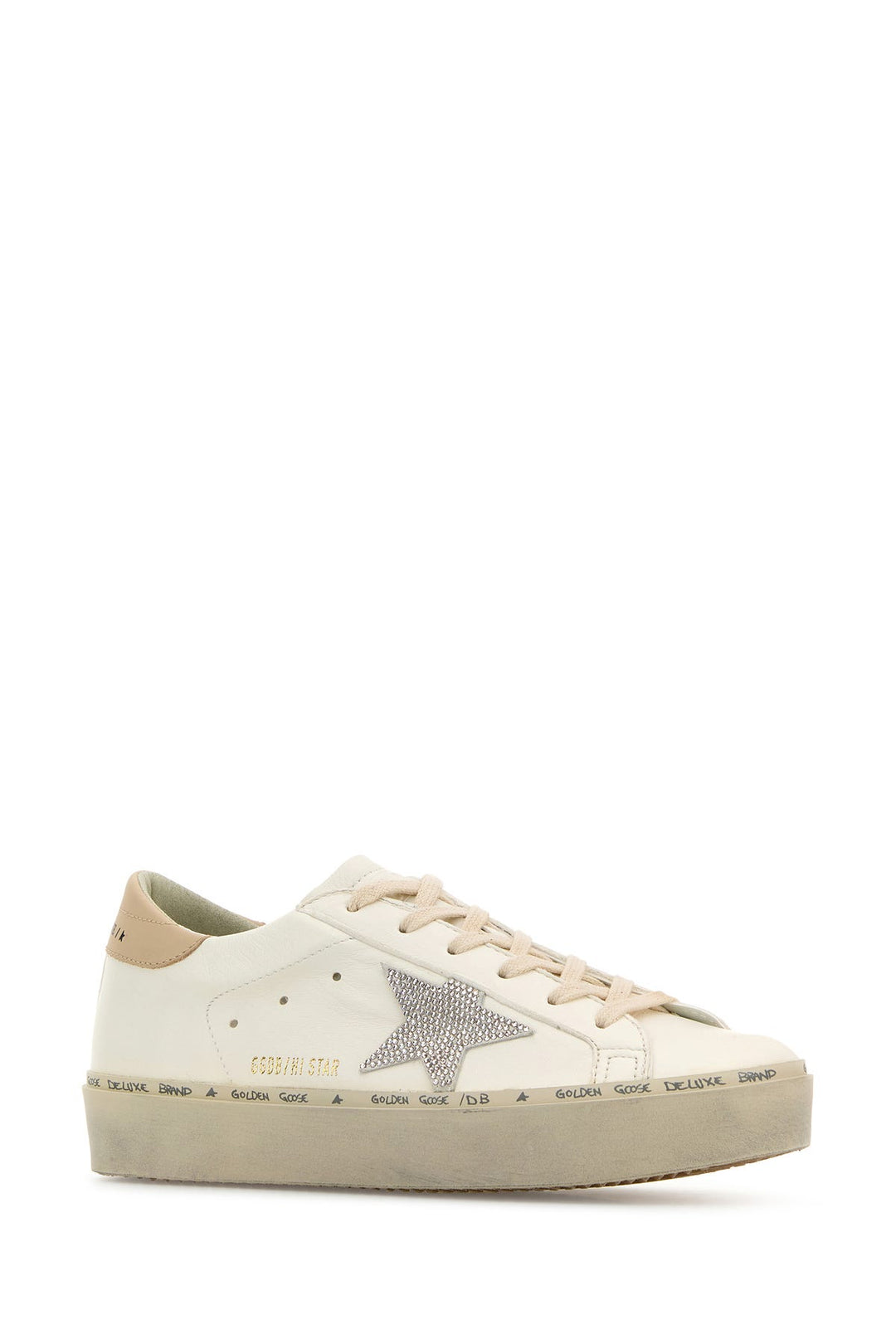 White leather Hi Star sneakers