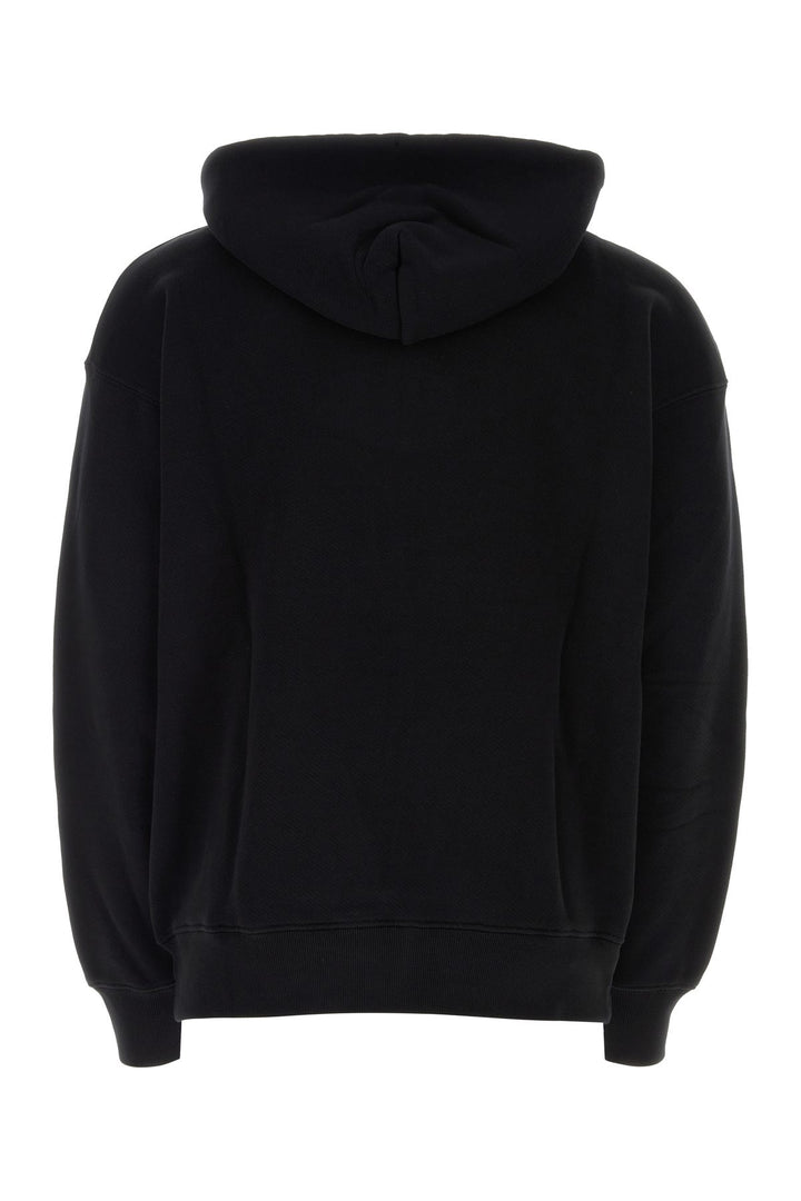 Black cotton sweatshirt