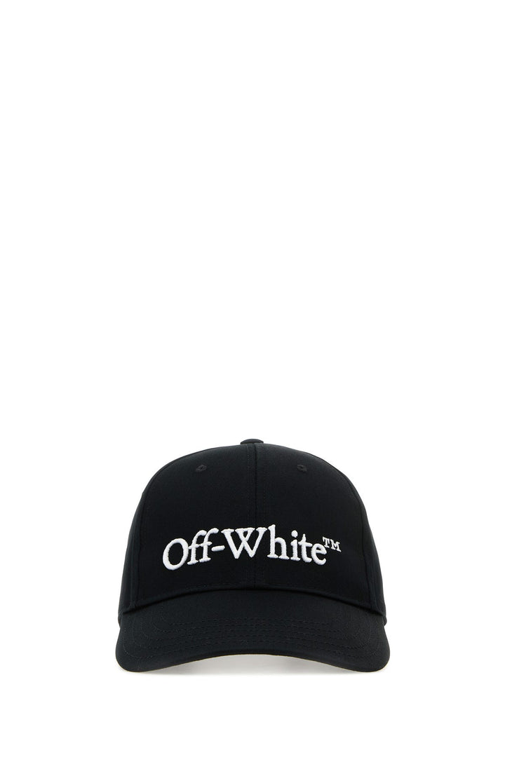 Black cotton baseball cap