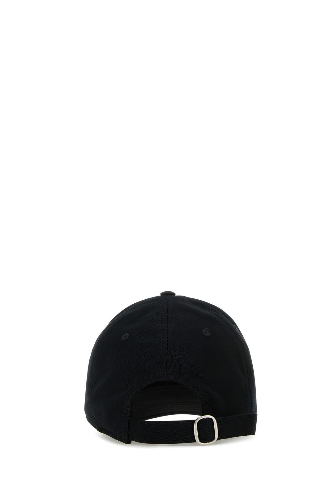 Black cotton baseball cap