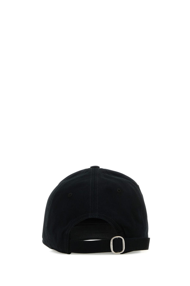 Black cotton baseball cap