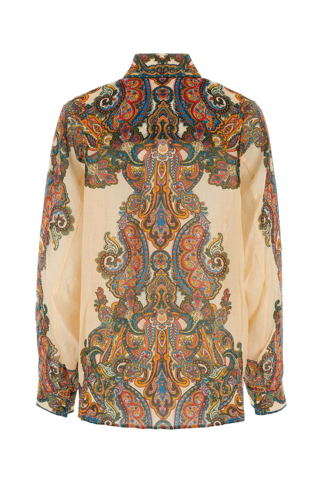 Printed ramie oversize Ottie shirt