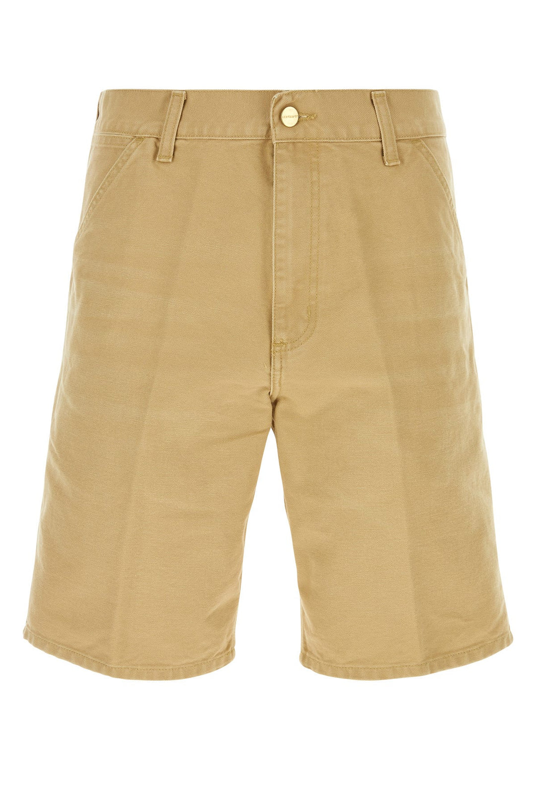 Beige cotton Single Knee Short