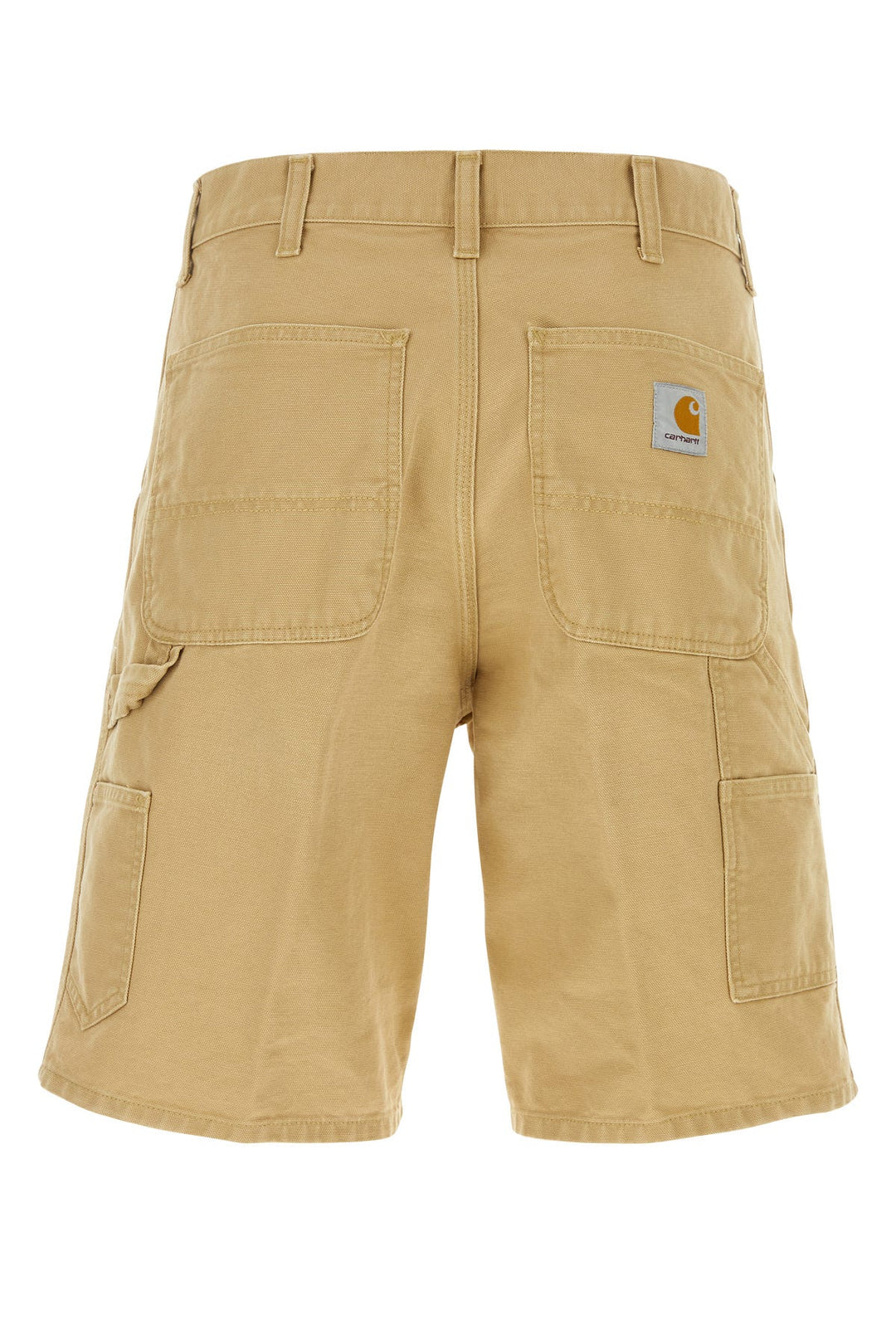 Beige cotton Single Knee Short