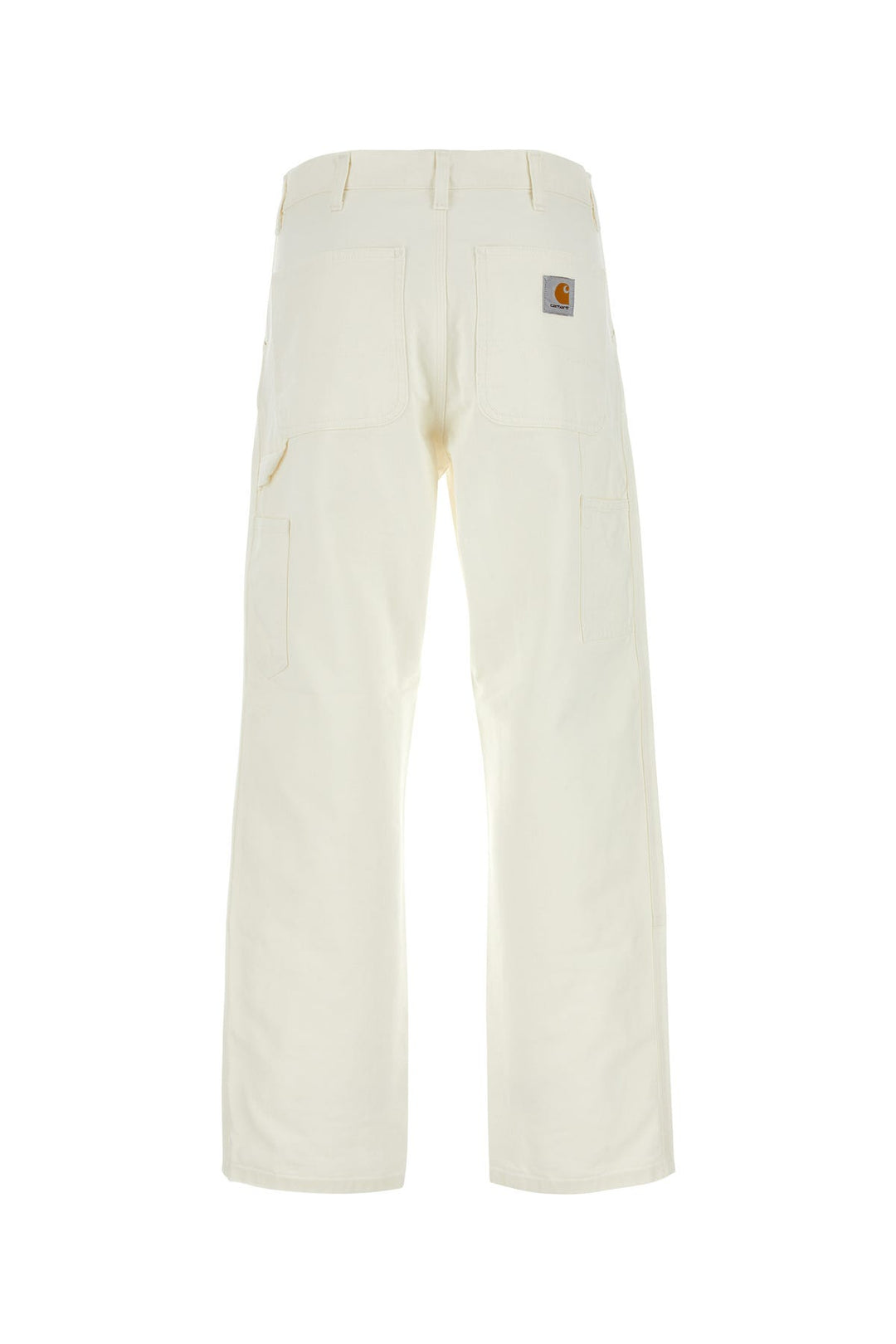 White denim Double Knee Pant