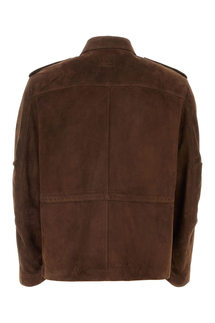 Brown suede jacket