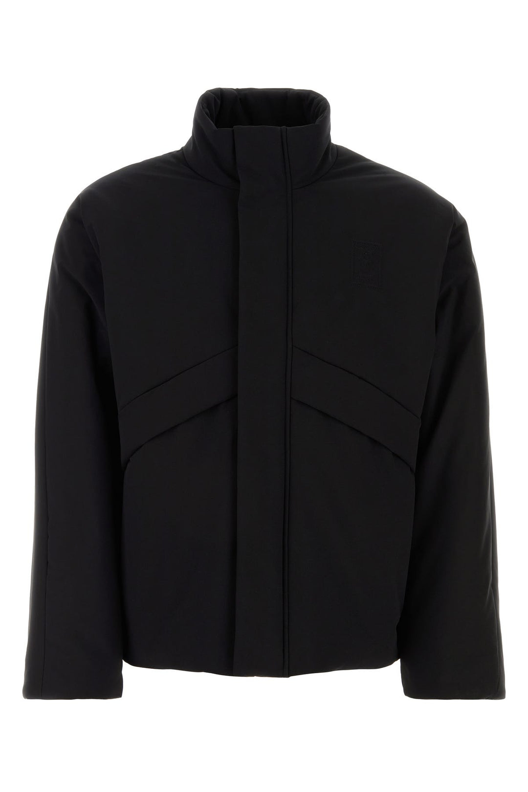 Black polyester padded jacket