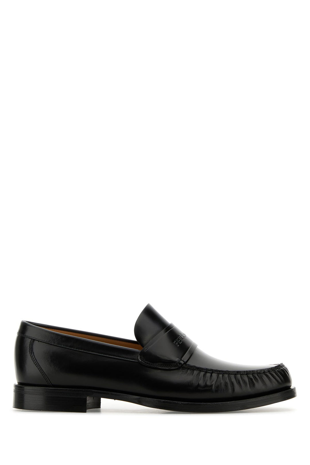 Black leather Fillmore loafers