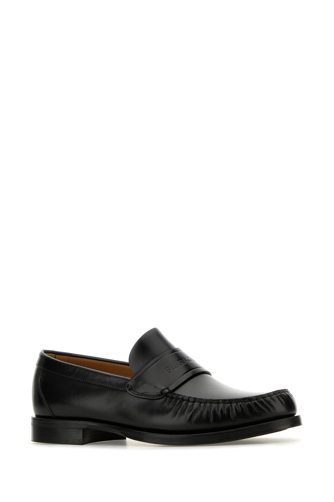 Black leather Fillmore loafers