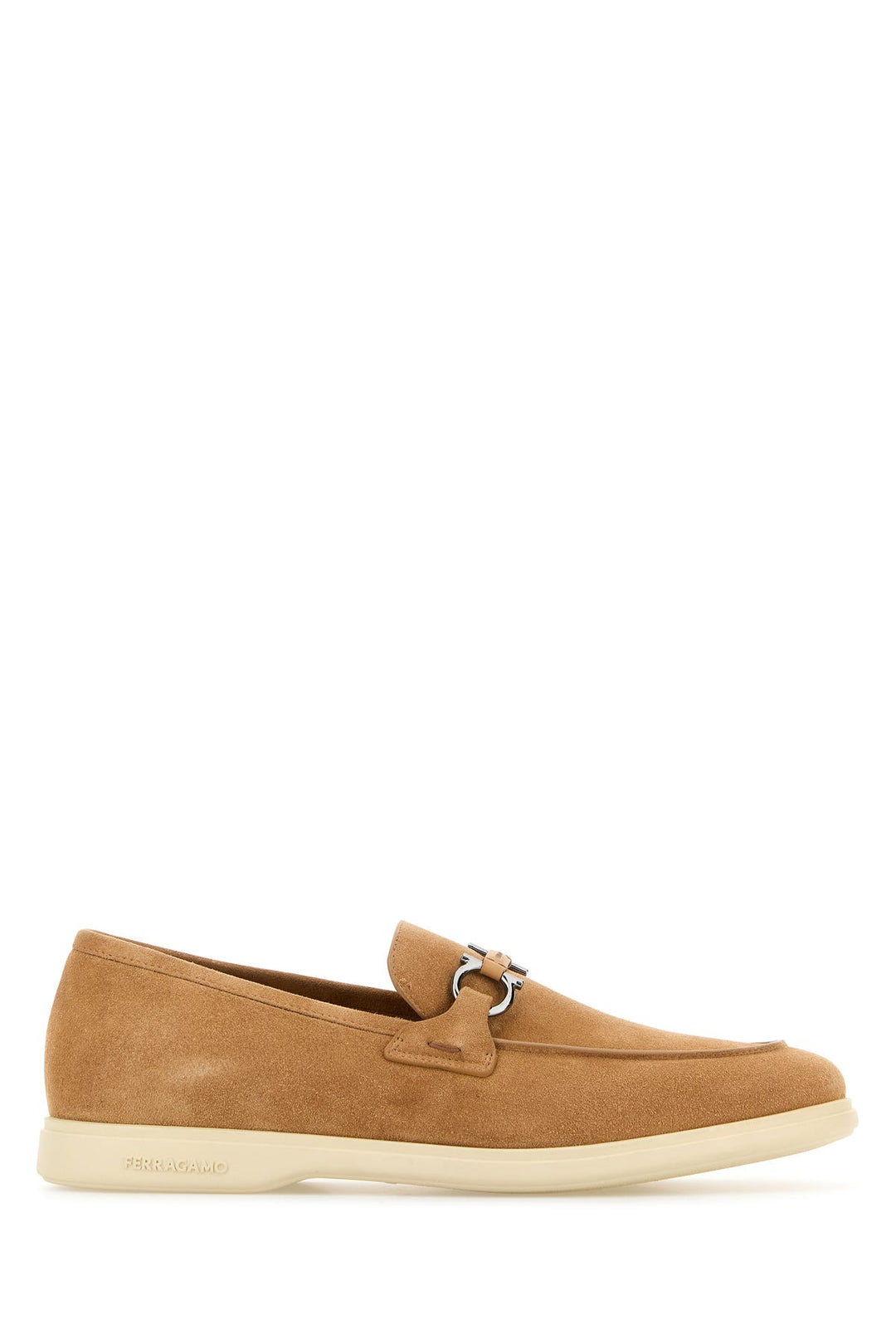 Camel suede Cosimo loafers