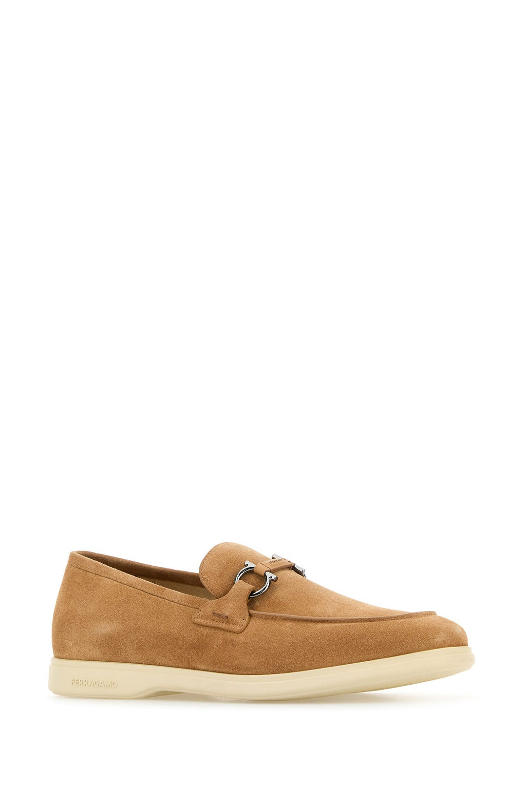 Camel suede Cosimo loafers