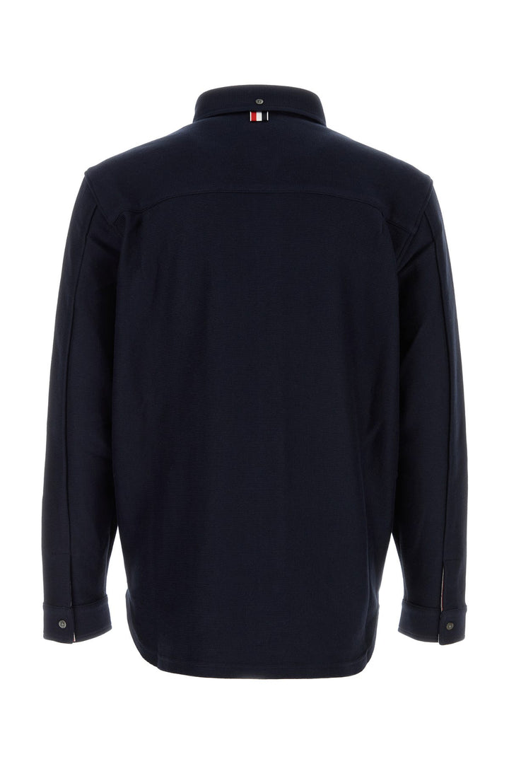 Navy blue cotton shirt