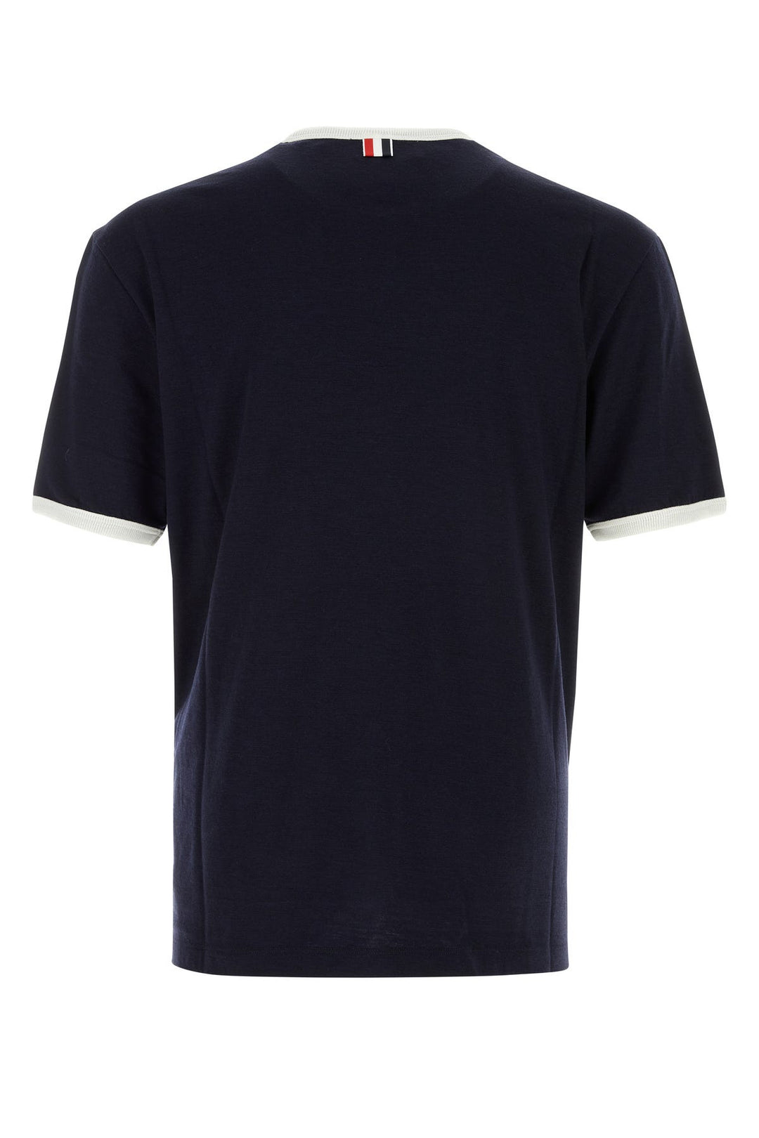 Navy blue stretch wool t-shirt