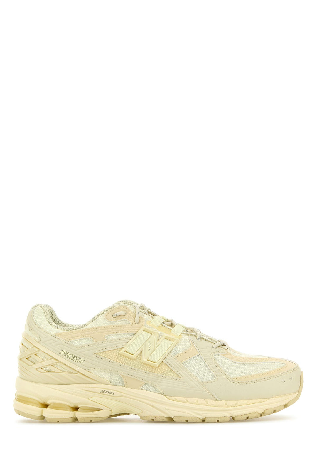 Cream mesh and fabric 1906 Utility sneakers