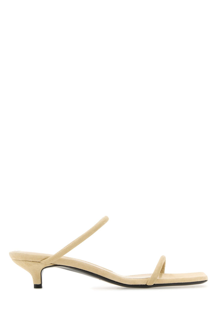 Sand suede The Minimalist mules