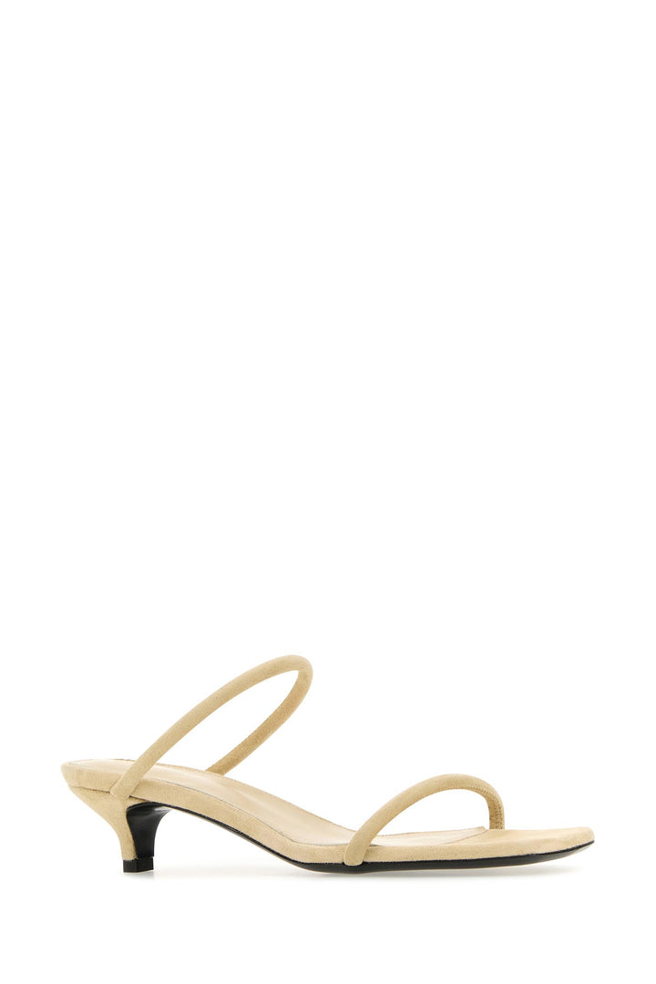 Sand suede The Minimalist mules