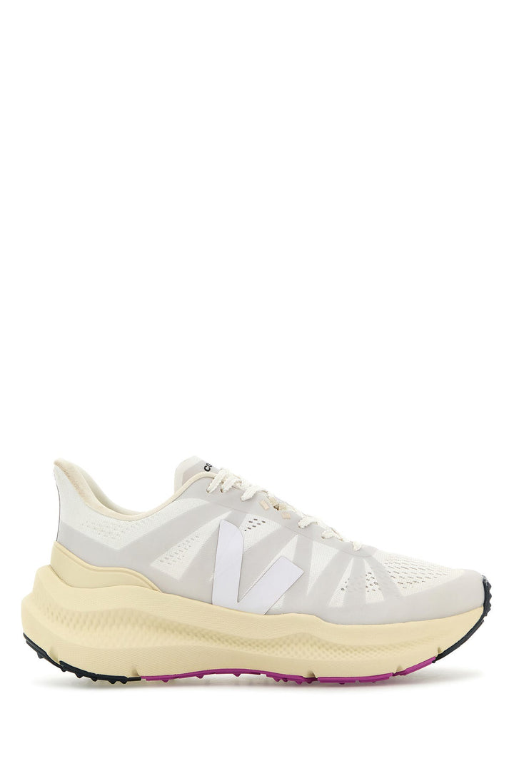 White fabric Condor 3 sneakers